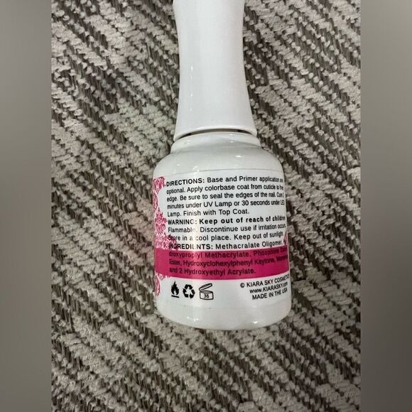 Kiara Sky (new) soak off gel color base in pixie pink - Picture 3 of 4